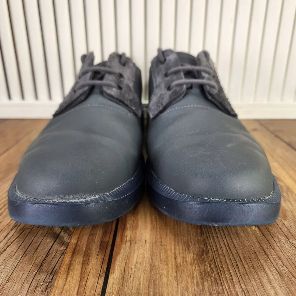 Camper Bill Derby Shoes Mens Sz 10.5 EU 44 Dark Gray Leather Oxford Casual Dress